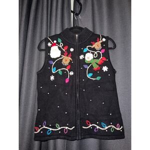 Ugly Christmas Sweater Xmas Vest Size Small
